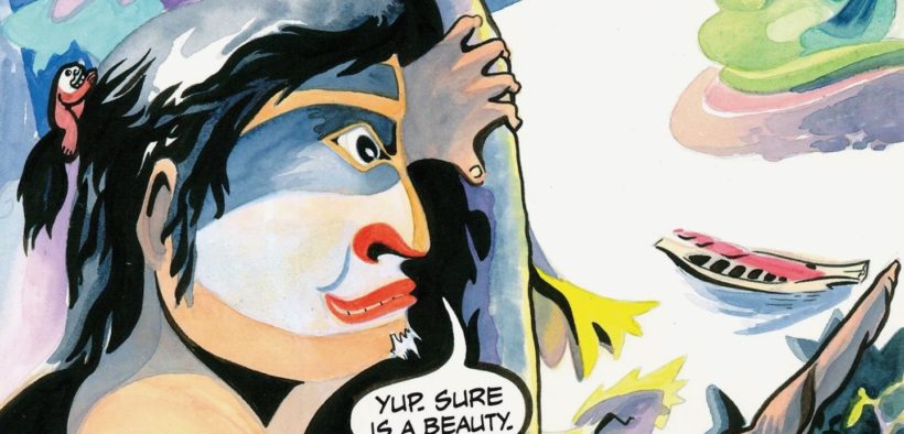 Haida artist Michael Nicoll Yahgulanaas invents new genre