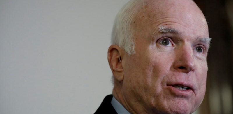 Senator McCain says Trump summit with Putin 'tragic mistake'