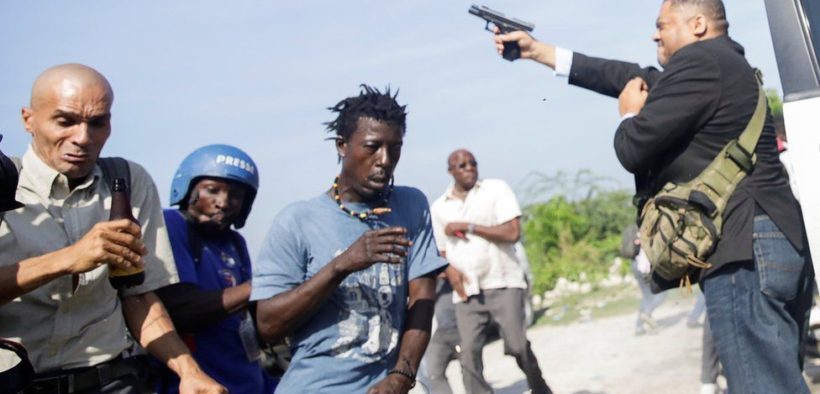 Photographer tells how he captured Haiti shooting incident