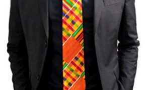 Kente Tie #2, African Kente Necktie, Men’s Tie, Afrocentric Tie, Black History, Choir, Kente Fabric, African, Red, Orange Tie, Men Accessory, African Print Tie, Kwanzaa, Graduation – afrocentric men