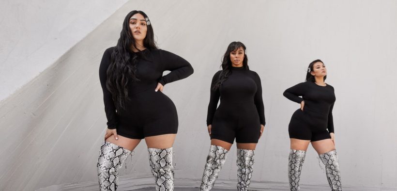 Nadia Aboulhosn's Fashion To Figure Collab Features Thigh-High, Plus-Size Boots