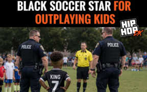 AI-generated image: Florida youth league called cops on 3-year-old Black soccer star for outplaying kids