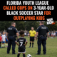 AI-generated image: Florida youth league called cops on 3-year-old Black soccer star for outplaying kids