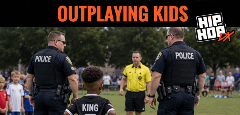 AI-generated image: Florida youth league called cops on 3-year-old Black soccer star for outplaying kids