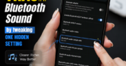 AI-generated image: Fix trash Bluetooth sound by tweaking one hidden setting on your phone.