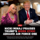 AI-generated image: Nicki Minaj Calls Trump's Work Ethic Impressive On Air Force One