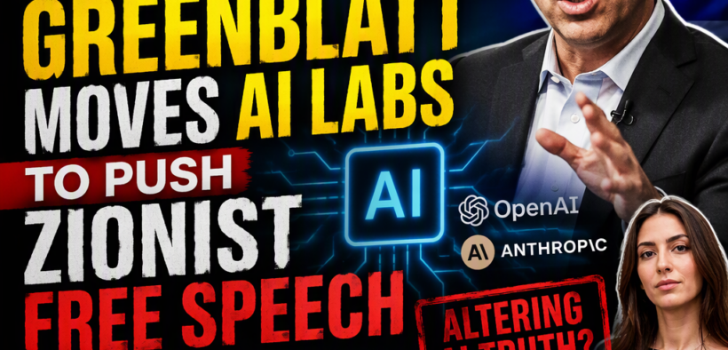 AI-generated image: ADL CEO Greenblatt Moves AI Labs to Push Zionist Free Speech Limits